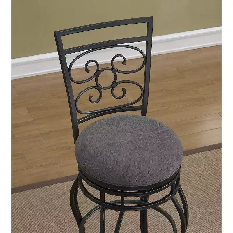 Tabouret pivotant - Gris anthracite