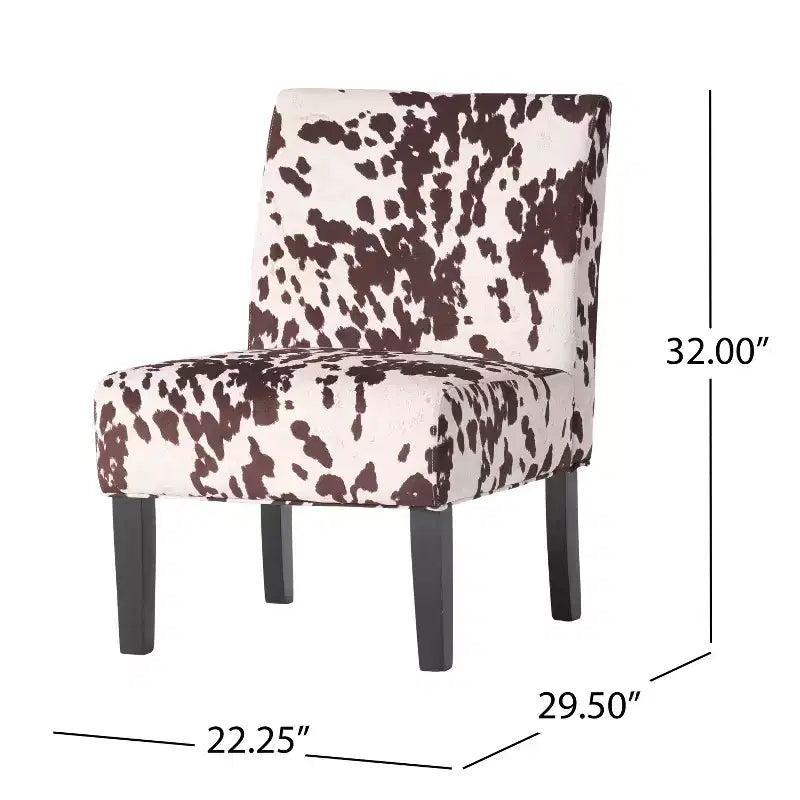 Fauteuil d'appoint contemporain 22 D Slipper Pattern