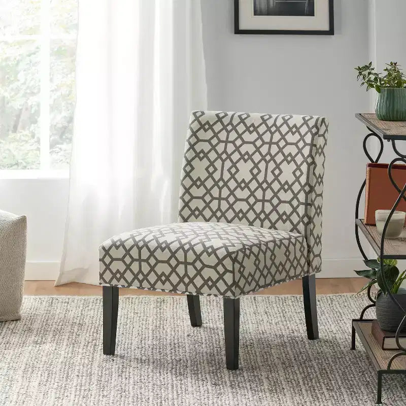 Fauteuil d'appoint contemporain 22 D Slipper Pattern