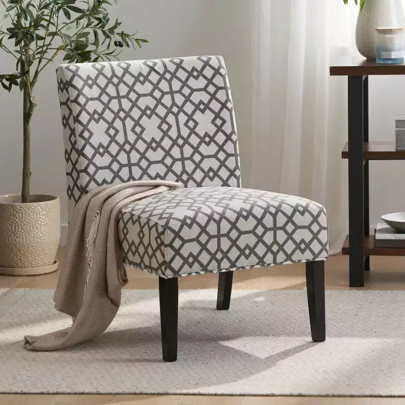 Fauteuil d'appoint contemporain 22 D Slipper Pattern