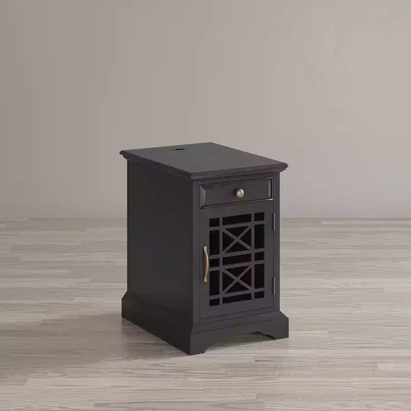 Table d'appoint de chevet avec chargeur USB Craftsman