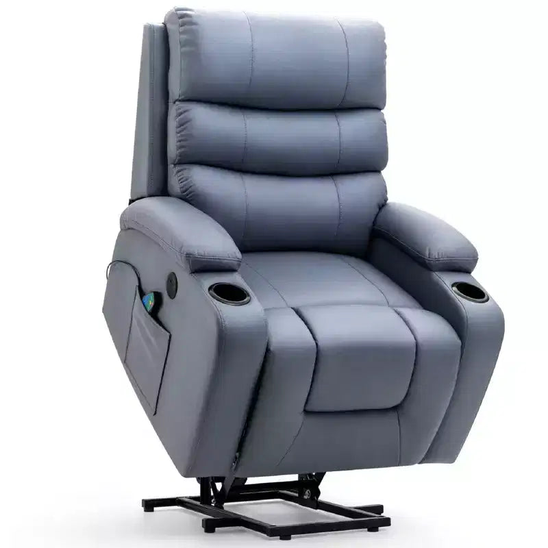 Fauteuil inclinable de massage et chauffant pour personnes âgées