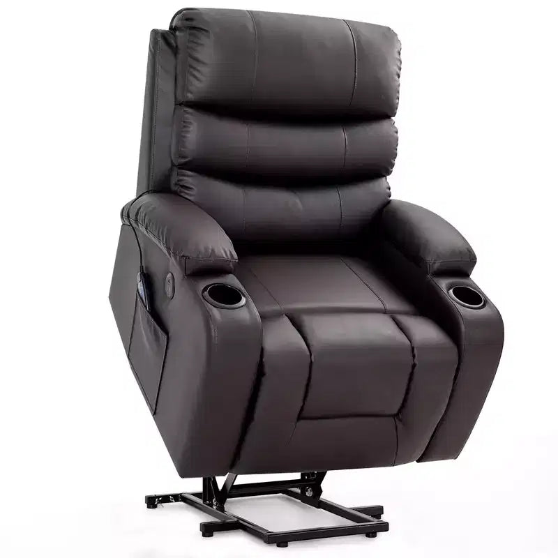 Fauteuil inclinable de massage et chauffant pour personnes âgées