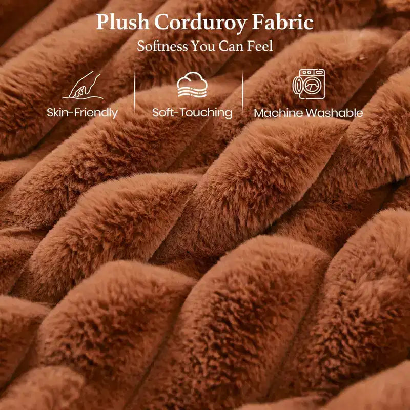 Ottoman en velours côtelé avec rangement pour canapé modulable