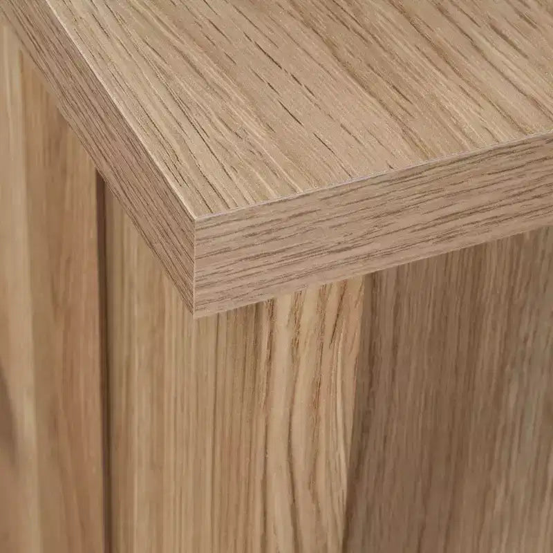 Table de chevet rustique avec rangement dissimulé