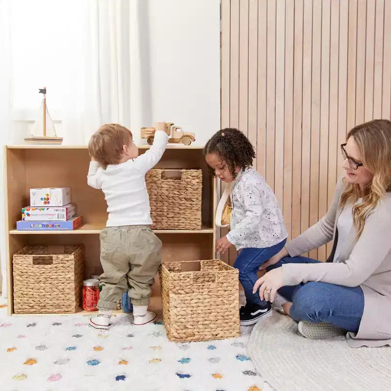 Meuble de rangement simple face à 2 étagères, 76 cm, mobilier de classe