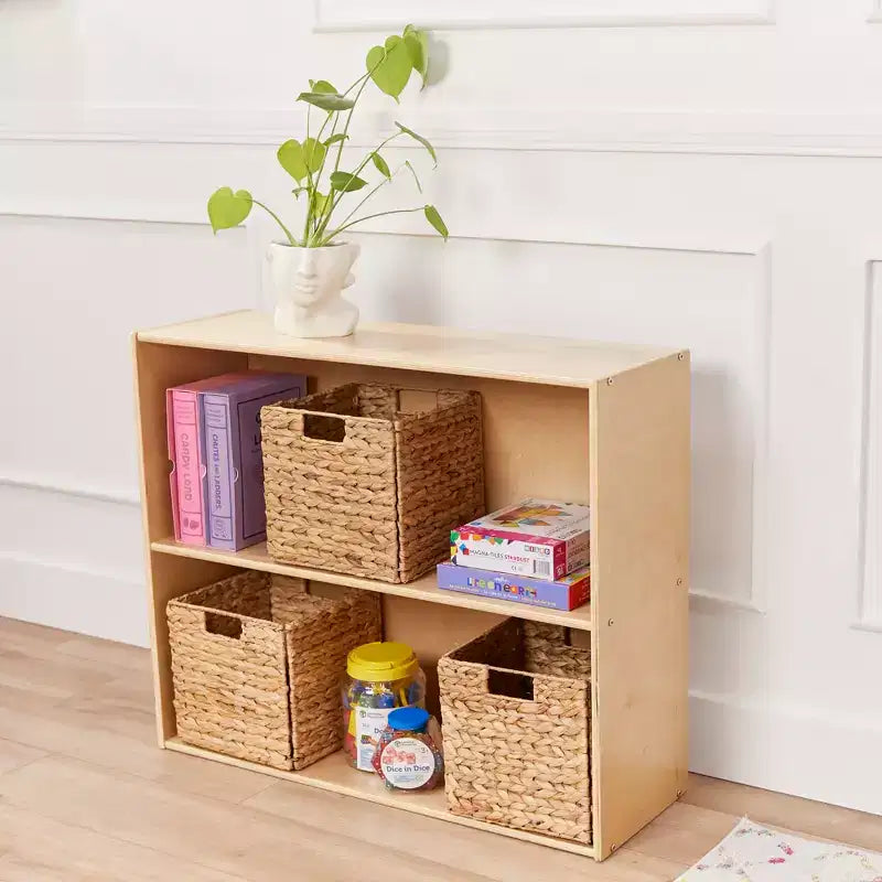 Meuble de rangement simple face à 2 étagères, 76 cm, mobilier de classe