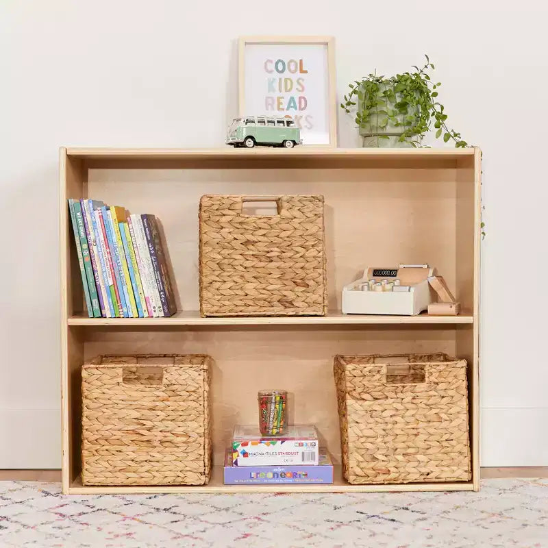 Meuble de rangement simple face à 2 étagères, 76 cm, mobilier de classe