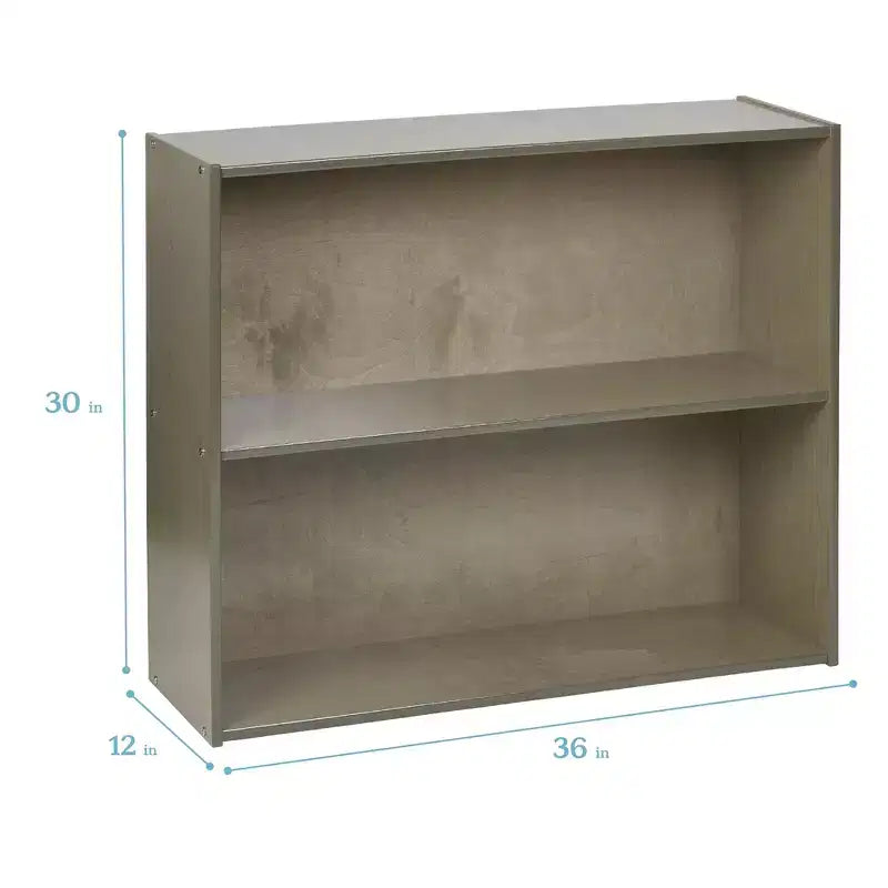 Meuble de rangement simple face à 2 étagères, 76 cm, mobilier de classe