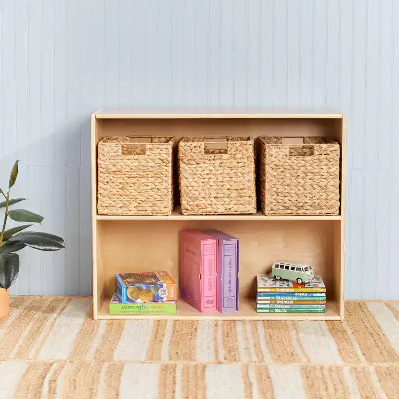Meuble de rangement simple face à 2 étagères, 76 cm, mobilier de classe