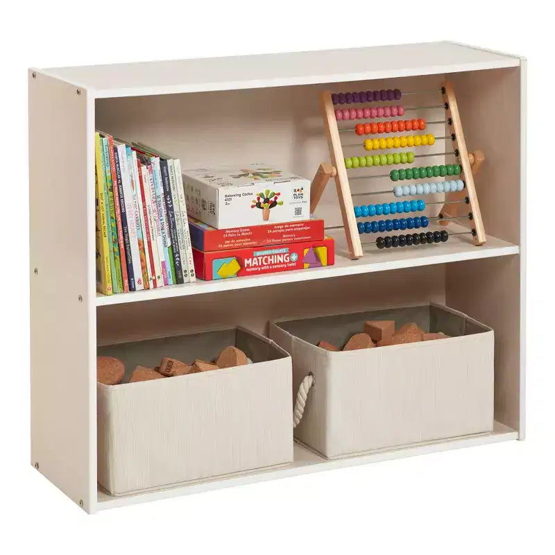 Meuble de rangement simple face à 2 étagères, 76 cm, mobilier de classe