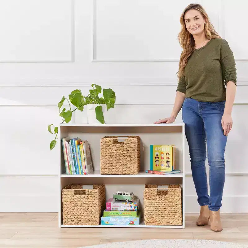 Meuble de rangement simple face à 2 étagères, 76 cm, mobilier de classe