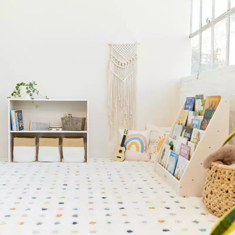 Meuble de rangement simple face à 2 étagères, 76 cm, mobilier de classe