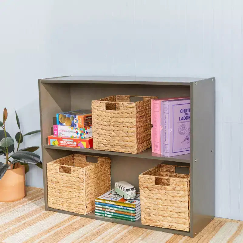 Meuble de rangement simple face à 2 étagères, 76 cm, mobilier de classe
